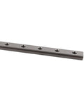 Close-up of 300mm Mini Linear Rail And Sliding Guide For 3D Printer And CNC Machine, built with durable metal, showing screw holes for mounting.