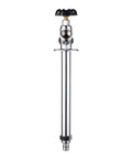 10 Inch Frost Free Anti Siphon Sillcock With 1/2 In Pex-A Expansion To 3/4 In Hose Bibb, Chrome Plated Brass Body, Lead Free, Easy Turn