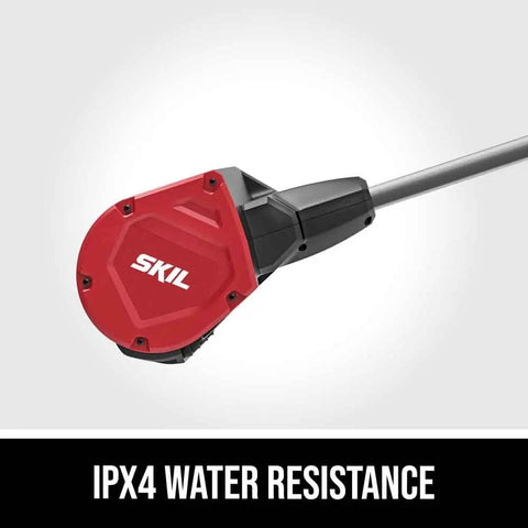 Cordless Powerhead Snow Shovel Attachment For Driveways And Walkways With 12 Inch Clearing Width That Hauls Heavy Snow Up To 20 Feet Fast Two Speed Selector Built Tough For Serious Winter Cleanup Tool Only with IPX4 water resistance feature.