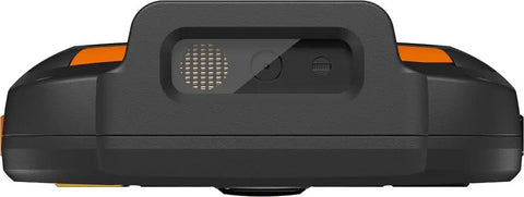 Built Tough Android Handheld Scanner PDA Featuring Lightning Fast Barcode Engine And Zero Lag GMS Interface For Warehouse Inventory Management And Retail Point Of Sale Operations, back view detailing scanner design.