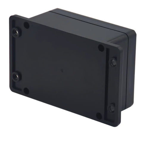 Outdoor IP65 ABS Project Box Electrical Enclosure With Cable Glands Waterproof Junction Box For DIY Projects 4.53 x 3.54 x 2.17 Inches Heavy Duty Weatherproof Workhorse, black ABS enclosure
