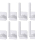Damage Free Self Adhesive Hooks For Hats And Gear, Fly Portable Closet Door Hanger Setup With Zero Sweat Punch Free Install simple hooks on wall.