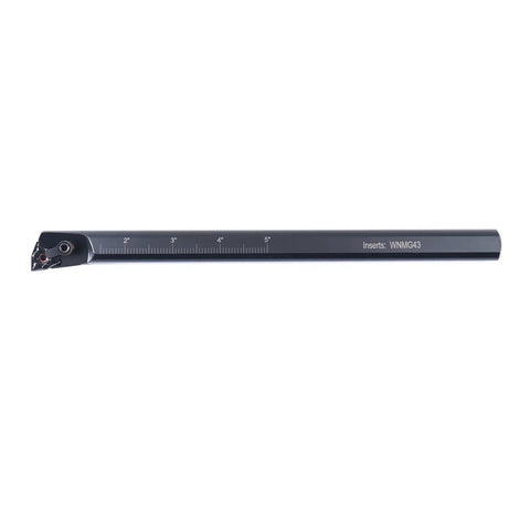Heavy Duty 3/4 Inch Boring Bar With 10 Inch Overall Length For CNC And Manual Lathes, Right Hand S-MWLN Tool with ruler markings