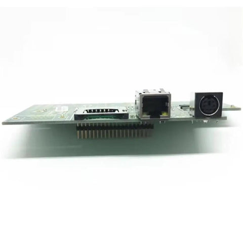 Grab This Slick Printer Network Card For Your Tsc Ttp 346 Or 644M And Score Lightning Fast Ethernet Hook Up With Totally No Sweat Setup And Dead Sure Compatibility For Crisp Labels - side view of Ethernet network card