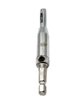 Premium Heavy Duty Seven Piece High Speed Steel Self Centering Hinge Drill Bit Kit With Precision Hex Shank, 9/64 size.