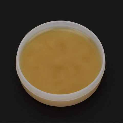Pro Grade Solder Paste for Cell Phone PCBs in white container, Flux Paste for Precision Soldering With High Bonding Strength, Low Smoke and Minimal Odor.