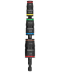 7-In-1 Flip Socket Set With SAE Nut Driver Sizes 1/4 In, 5/16 In, 11/32 In, 3/8 In, 7/16 In, 1/2 In, 1/4 In Bit Holder shown on impact shaft