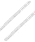 Under Cabinet Drawer Slides Set With Plastic Track Glides Tool-Free No Damage Install For Kitchen And Bathroom Storage Smooth Quiet Sliders