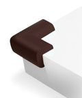 Brown Corner Protectors 12 Pieces For Furniture Edge Guards Baby Proofing With Impact Absorption For Desks Tables Chairs And Fireplaces