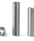 Pro Grade Elastic Cylindrical Pin Dowel Set For Precise Positioning In Metalwork Made From 304 Stainless Steel M12 40mm Roll Pins Ten Pack