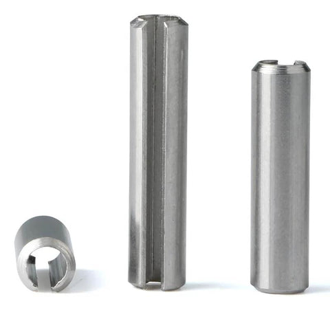 Pro Grade Elastic Cylindrical Pin Dowel Set For Precise Positioning In Metalwork Made From 304 Stainless Steel M12 40mm Roll Pins Ten Pack