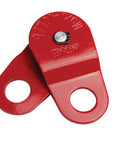 Heavy Duty Snatch Block Without Hook For ATV Winches That Doubles Your Pull Power Fits Three Sixteenth Inch Cables Works With All ATV Winches Semi Permanent Mount Angled Pulls Cut Heat Build Up And Amp Draw, red steel