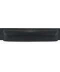 Front view of 128Mm Matte Black Cup Pull Cabinet Handle for Modern Industrial Kitchen and Bath Single Drawer Pull Built Tough Solid Zinc Construction Durable Cabinet Hardware for Cabinets Doors and Furniture.