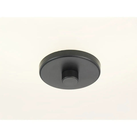 Cool One Light LED Flush Mount Ceiling Light in Graphite Finish, 13 Inch Diameter, 6 Inch Height, 17W Integrated LED Module