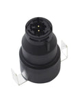 Heavy Duty High Voltage Battery Pyrofuse Overload Protection Trip Fuse Straight Swap For BMW Electric Vehicles connector view with metal tabs.
