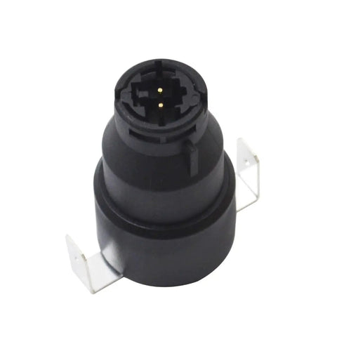Heavy Duty High Voltage Battery Pyrofuse Overload Protection Trip Fuse Straight Swap For BMW Electric Vehicles connector view with metal tabs.