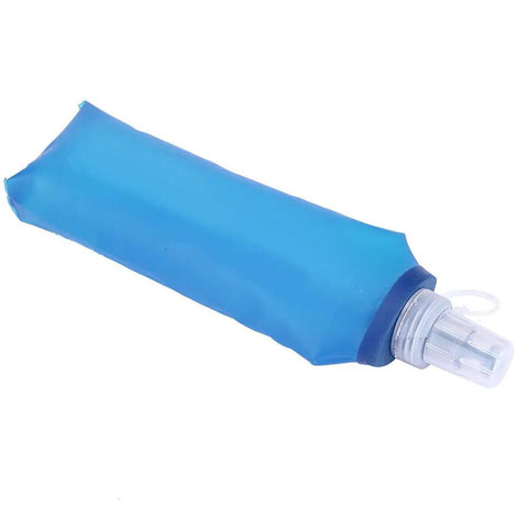 Portable Hydration Pack With 250ml Soft Reservoir For Hiking, Cycling, Camping And Outdoor Activities, lightweight blue design
