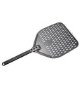 Long Handled Aluminum Pizza Peel With Nonstick Perforated Surface, 14 Inch, Easy Pizza Transfer For Home Baking, Great For Pizzas and Breads
