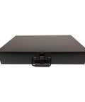 Pro Grade Metric Fastener Set With 1275 Piece Heavy Duty Black Steel Drawer Box, closed, black finish, secure latch.
