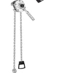 Heavy Duty Mini Lever Chain Hoist For Lifting Up To 750kg Over 3 Meters Distance Portable Hand Powered Block And Tackle Gear showing chain and hook.
