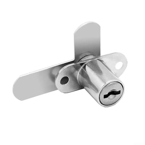 Heavy Duty Zinc Alloy Double Door Lock For Filing Cabinets, Mailboxes And Metal Furniture With Two Keys, 16mm And 19mm Cam