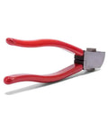 Gear Driven Key Cutter Pliers For Direct Flat Key Cutting 0.5 To 0.6 Mm Centerline Front Cutting with red handles and alloy construction