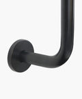 Gooseneck Shower Arm Extension With 1/2 NPT Brass Connector, Solid Brass, Rust Proof Oil Rubbed Bronze Finish and Wall Flange