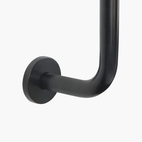 Gooseneck Shower Arm Extension With 1/2 NPT Brass Connector, Solid Brass, Rust Proof Oil Rubbed Bronze Finish and Wall Flange
