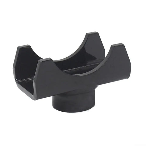 Beefy Heavy Duty Bottle Saddle Lifting Axle Support Accessory for Hydraulic Floor Jack Replacement, black steel construction