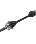 Front Left CV Axle Shaft Assembly For Honda Accord 2008 To 2015 Civic And Acura Tsx, black steel and rubber parts.