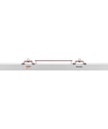 Heavy Duty Hang Type Magnetic Sweeper With Forklift Mount 84 Inch Wide Path clear view from front showcasing robust design.