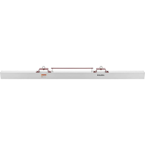 Heavy Duty Hang Type Magnetic Sweeper With Forklift Mount 84 Inch Wide Path clear view from front showcasing robust design.