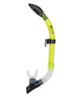 Bypass Elite Semi-Dry Snorkel With Streamlined Top Water Guard, Smooth Silicone Flex Tube, Replaceable Curved Mouthpiece, Self-Draining Purge Valve