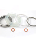 Replacement Seal Kit For 10 Ton Hydraulic Rams With RAM Retainer And Steel Slip Retainer, Heavy Duty Build, Includes 16067 U Cup Seal, Model 300116 Repair Kit