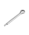 Single zinc-plated steel cotter clip from Heavy Duty Hair Pin Cotter Clips Set 2.5mm By 25mm Zinc Plated Steel R Shape Fasteners 50 Pcs Assortment Kit.