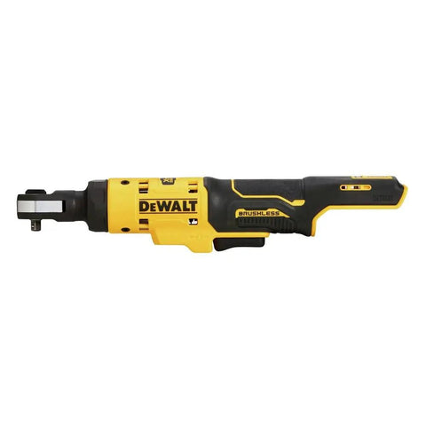 Xtreme 12V Max Brushless Quarter Inch Ratchet Tool Only With LED Light For Tight Spaces Pro Grade Cordless Ratcheting Wrench Glass Filled Nylon Housing Battery Not Included