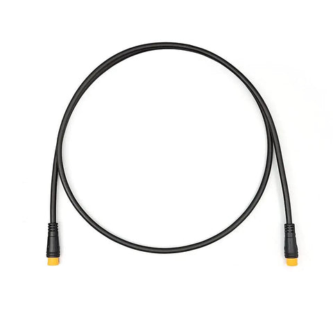 Ebike Extension Cable Julet 2Pin 3Pin 4Pin 5Pin 6Pin Waterproof Connector Female To Male for Electric Bicycle, black cable with connectors