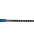 Beefy 3/8 Inch Carbide Long End Mill With 4 Flutes AlTiN Coated Square End For Steel 30 Degree Helix 3/8 Inch Shank