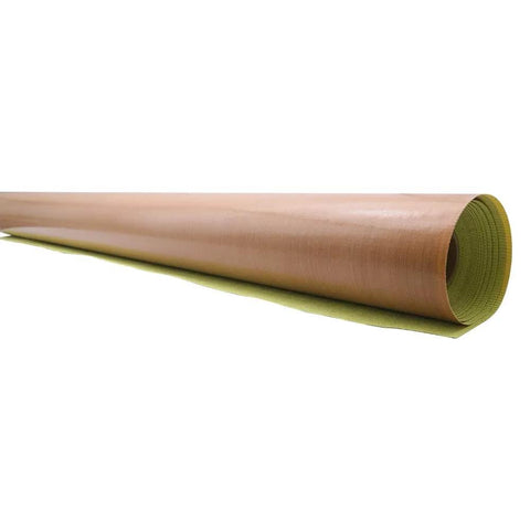 36 Inch By 5 Yard Self Adhesive PTFE Fabric Sheet Roll With 5 Mil Thickness, Heat Resistant Nonstick Surface, side view