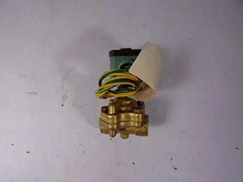 Pilot Operated Hot Water Valve Engineered For Precise Temperature Control And Heavy Duty Commercial Installations Featuring Rock Solid Brass Build And Smooth Flow Regulation For Built Tough Ready Performance, 1/2 By 9/16 Inch, Brass.