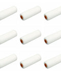 13 Pcs Paint Foam Roller Set With Handle 100mm Wide Decorator Brush Kit for Smoothing Walls, featuring 9 white microfiber roller covers.