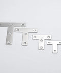 Stainless Steel L Type And T Type Angle Brackets 90 Degree Heavy Duty Corner And Flat Connecting Plates Built Tough For Strong Joints