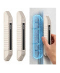 Tallew 2 Pcs Magnetic Stud Finder No Batteries Required, measuring 5.51 x 0.94 x 0.71 inches, detecting screws in drywall.