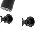 Concord Tub And Shower Faucet Matte Black Finish Built Tough With Heavy Duty Brass Construction, Washerless Cartridge, Wall Mount