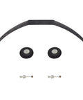 Carbon Fiber RC Landing Gear 300 Pound 75E with Sponge Foam Wheels 2.36 Inch Wheel Set for RC Airplanes ultra-lightweight gear
