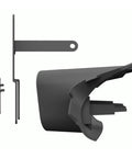 Side view of Jeep Wrangler JK 2007 2018 8 Gang A Pillar Switch Panel System components for 12V accessories installation.