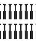 20 Pack 8mm Pneumatic Plug Fittings Push To Connect For 8mm Pneumatic Tubes Dustproof Quick Connect Plugs For Air Hoses And Pneumatic Systems Durable Plastic Construction