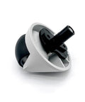 Grey omni-directional front caster wheel assembly for Roborock Qrevo Curv/Edge/Saros 10R vacuums