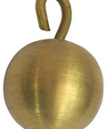Must Have Pendulum Bob Balls 25 mm Diameter With Hooks For Physics Lab And Laboratory Experiments Precision Crafted Brass Close-Up