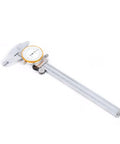 Stainless steel caliper from the Welding Inspection Tool Kit With Seven Essential Gauges Pro Grade Fillet Weld Gauge Ruler Magnifier Caliper Test Set In Portable Case 12 Inch By 9 Inch By 2 Inch Stainless Steel High Precision More Accurate